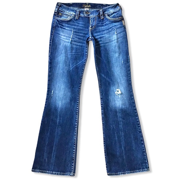 SILVER JEANS | Tuesday Low Rise Distressed 30x32.5